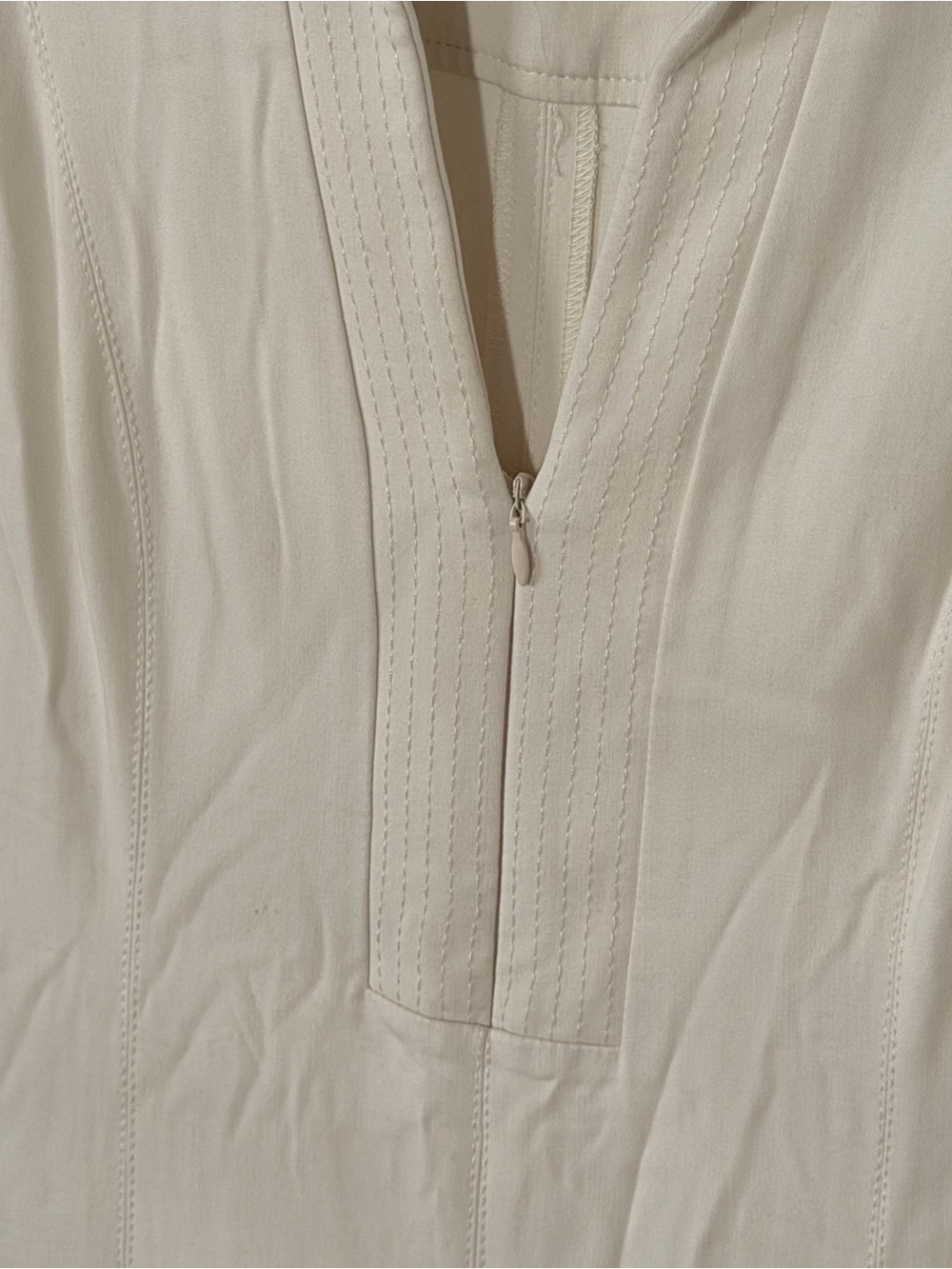 Karen Millen Cream Collared Maxi Dress with Short Sleeves - Picture 6 of 9
